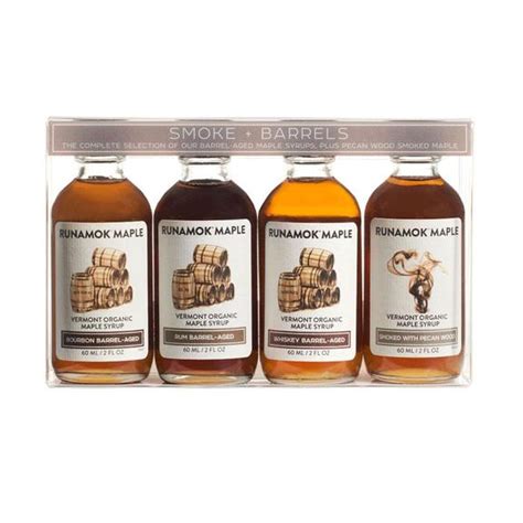 Runamok Maple Smoke And Barrels Organic Maple Syrup Pairing Collection Supermarket Italy