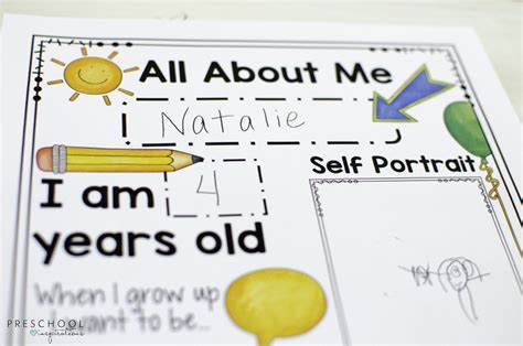 Self Portrait Worksheet For Kindergarten 10 Must Dos For The First