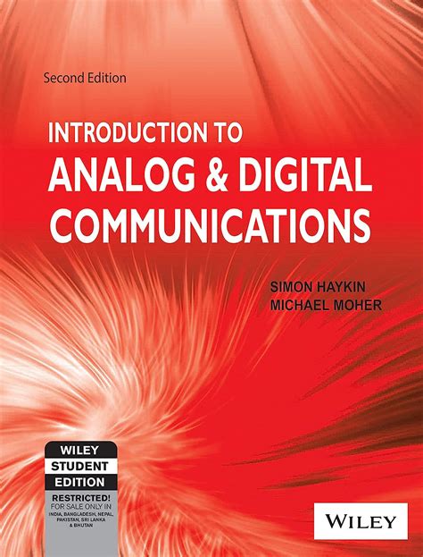 Buy An Introduction To Analog Digital Communications Ed Book Online