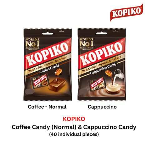 Kopiko Coffee Candy Normal Cappuccino Candy 40 Pieces In A Pack