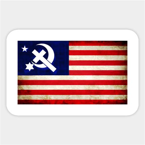 Democratic Socialist Party Flag of America - Democratic Socialists Of America - Sticker | TeePublic