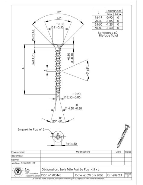 Tornillo De Madera Y Aglomerado Savis Cabeza Fresada Pozi X