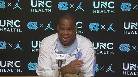 Hubert Davis Press Conference Presented By Unc Health November 18