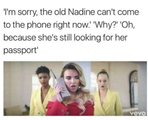 Nadine Coyle Shared The Funniest Meme About Her Passport Drama VIP