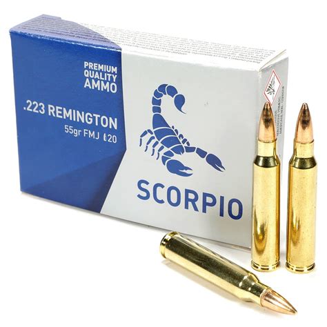 Scorpio Ammunition Remington Gr Fmj Full Metal Jacket Stv