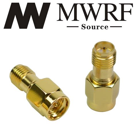 Amazon Mwrf Source Pcs Coaxial Coax Adapter Sma Male To Rp Sma