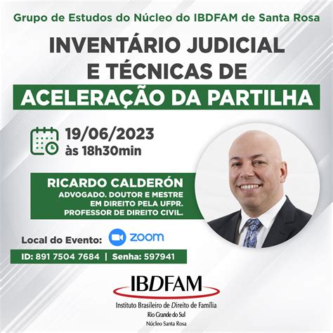 IBDFAM Inventário Judicial e Técnicas de Aceleração da Partilha