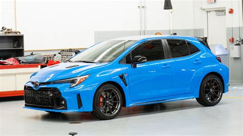 2024 Toyota GR Corolla Circuit Edition S Blue Flame Paint Is White Hot