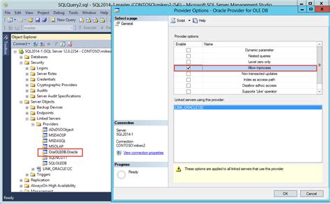 Setting Up Sql Server 2014 And Oracle 12c Linked Servers