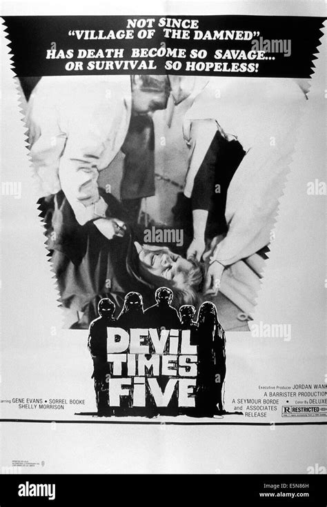 Devil Times Five Aka Peopletoys Us Poster 1974 Stock Photo Alamy