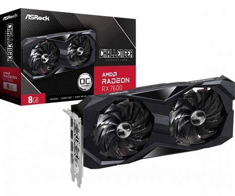 ASRock Radeon RX 7600 Challenger 8GB GDDR6 ProLine