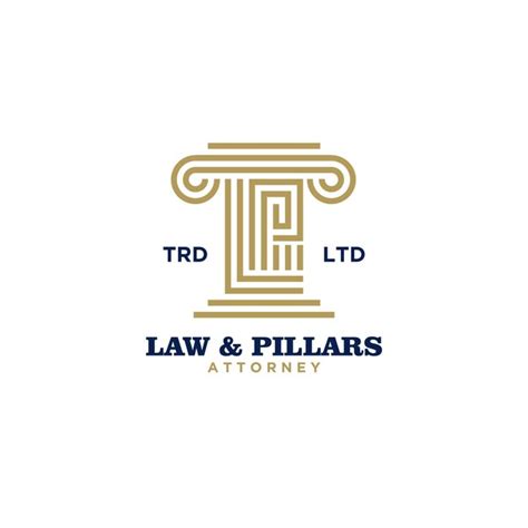 Premium Vector Premium Law Pillars Attorney With Initial Letter L And