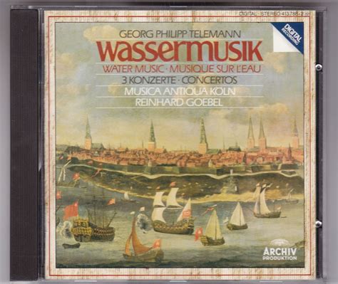 Telemann Wassermusik Musica Antiqua Köln Goebel CD 15414908478 Sklepy