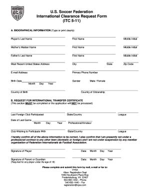 International Clearance Request Form Complete With Ease Airslate Signnow