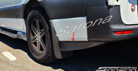 2019 2023 Mercedes Benz Sprinter Side Skirts Sarona