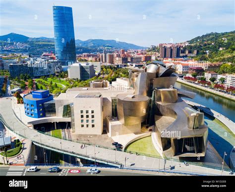 Guggenheim Museum Aerial View Bilbao Hi Res Stock Photography And