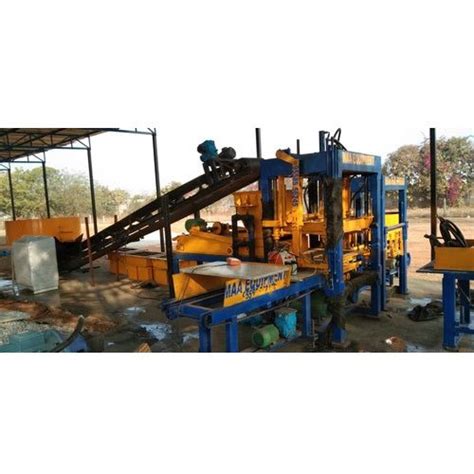 Hp Mild Steel Fully Automatic Fly Ash Brick Paver Block Making