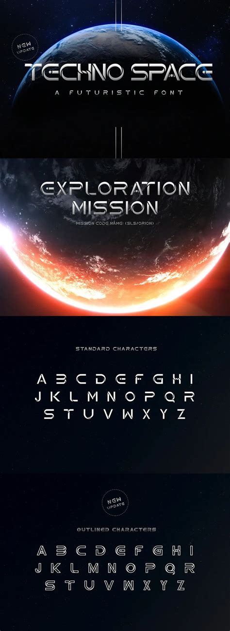 Techno Space Futuristic Font By Peterdraw On Envato Elements