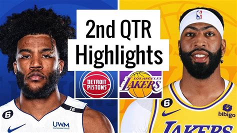 Los Angeles Lakers Vs Detroit Pistons Full Highlights 2nd Qtr Dec 11