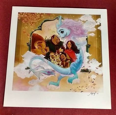 Disney "Raya and the Last Dragon" Concept Art Signed By Artist ...