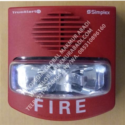 Jual SIMPLEX 4906 9127 TRUEALERT CONVENTIONAL FIRE ALARM HORN STROBE