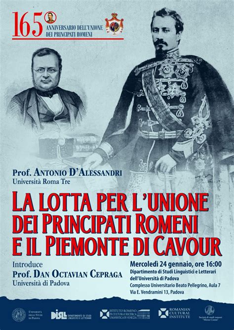 Veneția conferință despre Lupta pentru unirea Principatelor Române