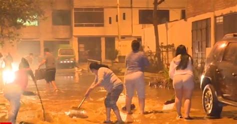 Un Nuevo Aniego Afecta A Vecinos De San Juan De Lurigancho Sociedad