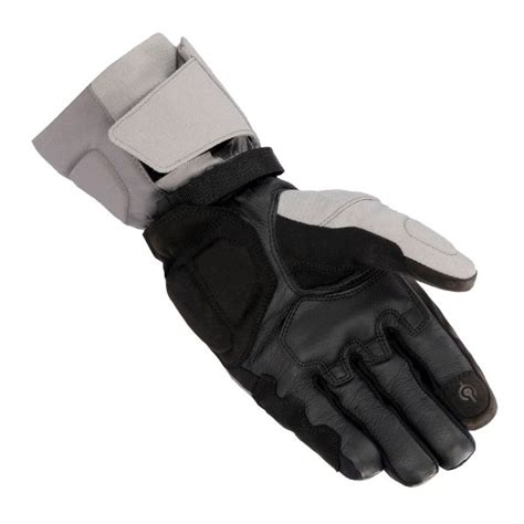 Motorcycle Gloves Alpinestars Wr X Gore Tex Dark Grey Ice Grey Black