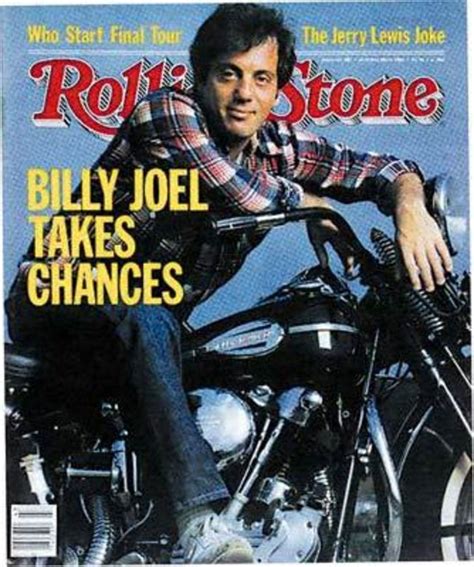 Billy Joel Cover Photo By Annie Leibovitz 1982 Billy Joel Rolling