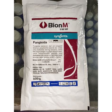 Jual Bion M 500gram Fungisida Sygenta Kemasan Asli Pabrik Original 100