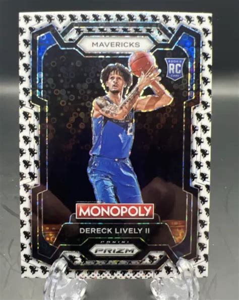 Panini Prizm Monopoly Dereck Lively Ii Rc Running Mr