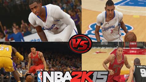 NBA 2K15 Vs Nba 2k15 Derrick Rose Chris Paul Nba 2k15 Gameplay Images