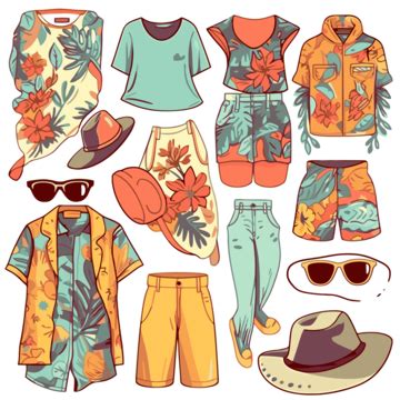 Tropical Clothes PNG Transparent Images Free Download | Vector Files ...