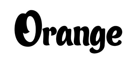 Crush Orange Font