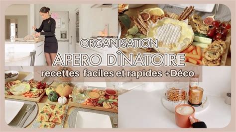 HELLO NOVEMBRE Organisation Apéro Dînatoire idée recettes faciles