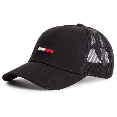 Czapka Z Daszkiem Tommy Jeans Tju Trucker Flag Cap AU0AU00561 002