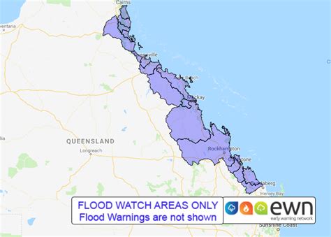 QLD Flood Watch: Coastal catchments between Cairns and Burnett Heads ...