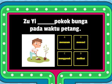 Kata Kerja Aktif Transitif Gameshow Quiz