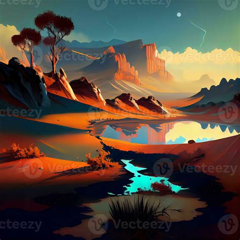 Landscape Art - 22416392 Stock Photo at Vecteezy