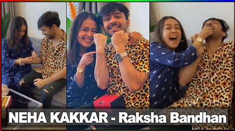 Neha Kakkar And Tony Kakkar Celebrating Raksha Bandhan Full Video