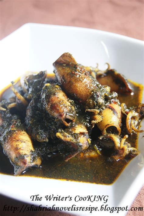 Resepi Sotong Masak Hitam Sabah Resep Masakan Khas