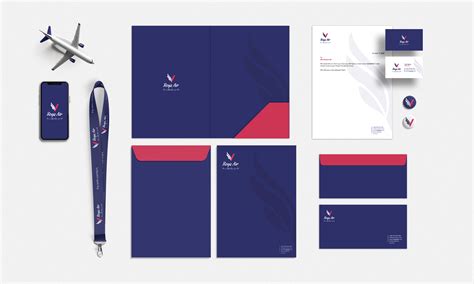 Roya Air Airline Branding Project Behance