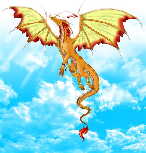 A Dragon In The Peace Sky By Shinigamylle On Deviantart