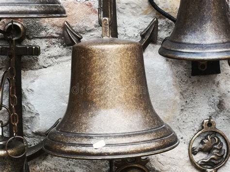 Various Shapes and Sizes of Bells for Bell Use Stock Image - Image of ...