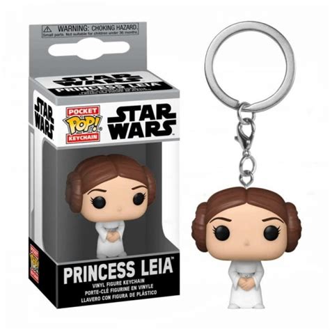 Funko Pop Llavero Princesa Leia Star Wars La Caja De Los Clicks