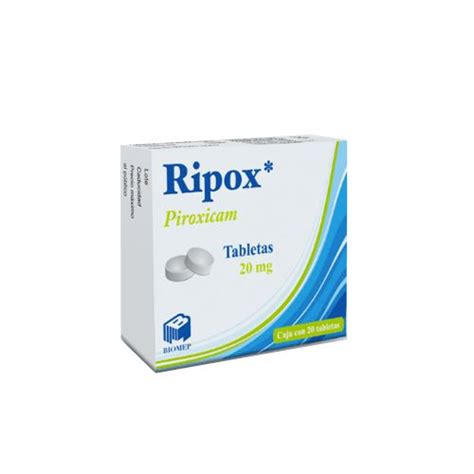 PIROXICAM 20 Mg 20 Tab RIPOX Farmasuper