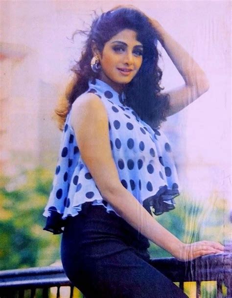 Sridevi: Sridevi in polka dots: Early 90s Fashion