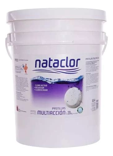 Pastillas De Cloro Activo Gr X Kg Nataclor Rinde Mm