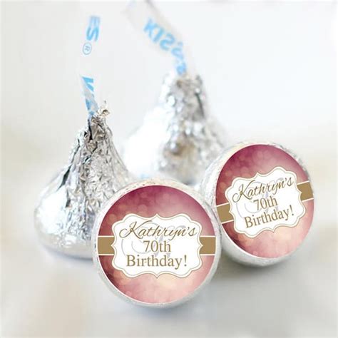 108 Birthday Candy Kiss® Stickers Birthday Candy Kiss Etsy