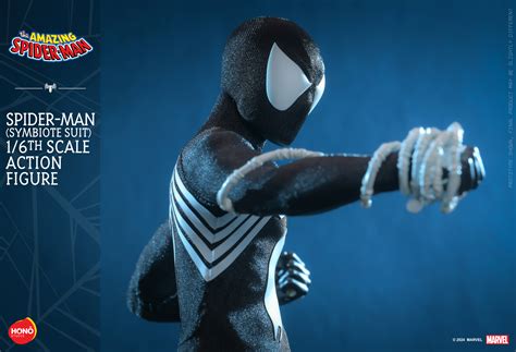 Marvel Comics Symbiote Suit Spider Man Figure by Hot Toys and HONŌ STUDIO The Toyark News